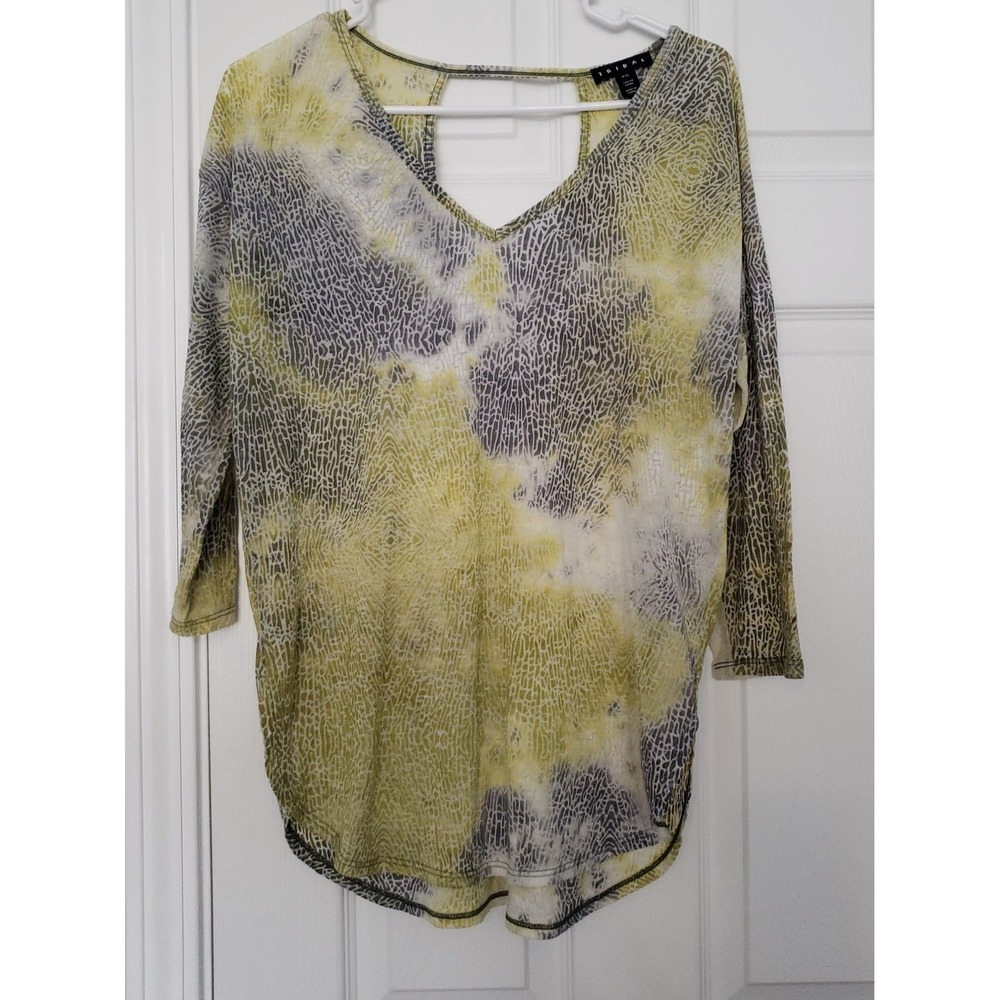 Tribal Womans Short Sleeve Blouse Size Small‎ Petite